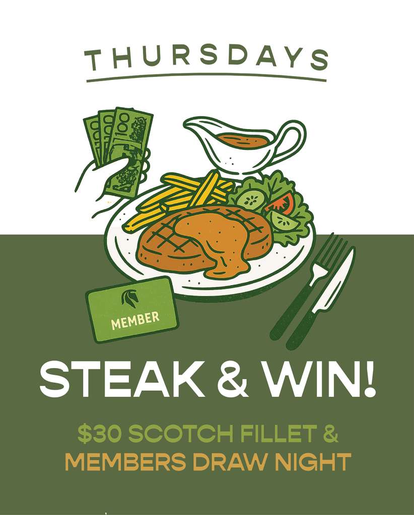 members draw steak night